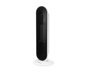 Tour chauffante en céramique Orbegozo CR 5034 - Chaleur homogène et sûre - Fonction oscillante - 2 positions de fonctionnement - Minuterie 24 heures - Télécommande - Sécurité anti-basculement