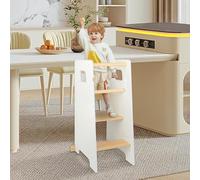 Tour D’Apprentissage/D’Observation Montessori Kitchen Helper,D,Blanc