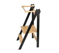Tour d’Apprentissage Montessori en Bois, 3 Hauteurs Réglables, Pieds Anti-Bascule, Tour d'observation Naturel, Méthode Montessori, pour Enfant À Partir 12 Mois