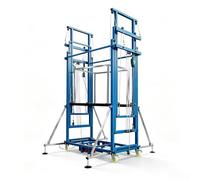 Tour D’échafaudage Électrique Mobile, Plateforme De Levage Motorisée Avec Garde-corps Complet, Échafaudage Réglable En Hauteur Pour Placo, Peinture Intérieure & Rénovation De Bâtiments(6m/19.6ft)
