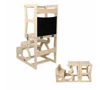 Tour d'apprentissage à partir de 1 an VIVOLILV,Réglable,Pliable,3en1,Tour d Observation Enfant Sécurité 40x56x90 cm
