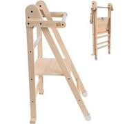 Tour D'apprentissage Pliable Montessori Bois Fsc® Marron - Blanc TU