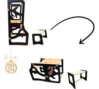 Tour d'apprentissage, bureau, chaise, tableau noir 4en1 montessori noir
