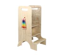 Tour d'apprentissage Learning Tower Escabeau en bois - Marche enfant Tour de cuisine enfants - Tour d'apprentissage debout à partir de 1 an - Escalier enfant