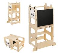 Tour d'apprentissage Montessori 3-en-1 et table pour enfants avec chaise