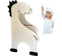 Tour d'apprentissage montessori motif dinosaure blanc