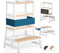 Tour d'apprentissage PLAY pin, 93x56x49, blanc/marron naturel