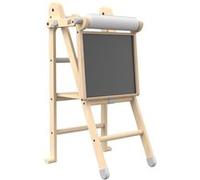 Tour d'apprentissage pliable et tableau créatif en bois FSC® pour enfant dès 18 mois