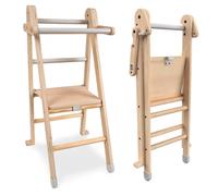 Talk-Point Tour d'apprentissage pliable Montessori en bois FSC® Marron
