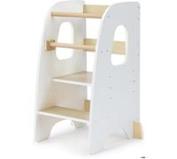 Tour d'apprentissage pour Enfant, Tour d'apprentissage Hauteurs Réglables, Tour d'observation Montessori, Tour Eveil Bébé en Bois