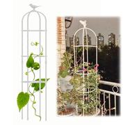 Tour d'arrosage en métal pour plantes, forme obélisque, pour jardin