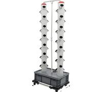 Tour de culture hydroponique, Jardin vertical, capacité de 56 plantes, BLANC, Grand