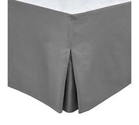 Tour DE LIT Cache SOMMIER 160 X 200 CM + 30 CM Gris Anthracite