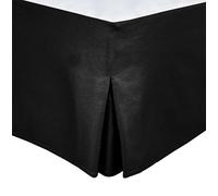 Tour DE LIT Cache SOMMIER 90 X 190 CM + 30 CM Noir