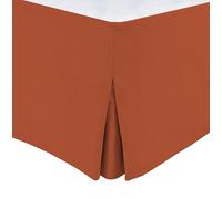 Tour DE LIT Cache SOMMIER 90 X 190 CM + 30 CM Terracotta