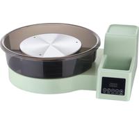 Tour de potier électrique SucceBuy 450 W, tour de potier avec plateau tournant de 28/36 cm, pédale, vitesse réglable de 30 à 300 tr/min et boîte à outils, parfait pour les amateurs d'art potier et les