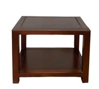 Tour de rack minimaliste AV - Support média en bois d'hévéa massif 2 niveaux Étagère robuste Capacité de 25 kg Marron 4 pour home cinéma et divertissement