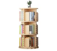 Tour d'étagère rotative à 3 niveaux, organiseur de rangement pivotant à 360°, étagère de présentation peu encombrante, design en bois durable pour la maison, le bureau, la salle de inition