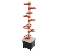 Tour hydroponique pour plantes - Système hydroponique vertical - 10 niveaux - 80 emplacements pour plantes - Avec minuterie - Pour fraises et herbes aromatiques - Blanc