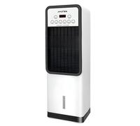 Tour rafraîchisseur mobile réversible chaud froid, fonction eau et glace, écran tactile télécommande pour usage domestique