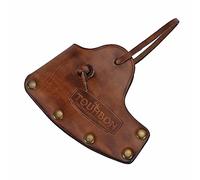 TOURBON Couverture de Ceinture de Support de Hache de Hache en Cuir Vintage s'adapte à la Lame d'outil de 4 Pouces Camping