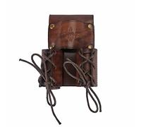 TOURBON Cuir de Vachette Outils Porte oucle de Ceinture pour charpentiers menuiserie Marteau étui