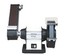 Touret à bande 75x762 mm meule dia. 200 mm 2850 rpm 600 W 230V y compris bande et meule Optigrind GU20S 230V