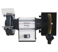 Touret à meuler brosse dia. 250 mm 2850 rpm 1500 W 400V y compris une meule et une brosse Optigrind GU25B 400V