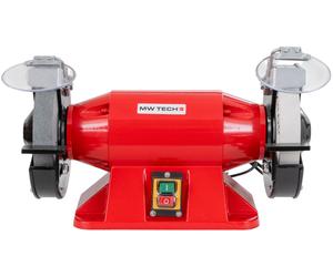 Touret à meuler dia. 200 mm 2950 rpm 900 W 230V arbre 32 mm y compris deux meules MW-Tech ME20 230V