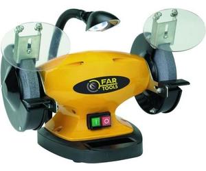 Touret à Meuler FARTOOLS PRO BG 150B, 400 W, Disque 150 mm, 2950 trs/min, Lampe LED, Bac à Eau