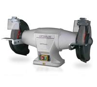 Touret à meuler industriel dia. 200 mm 2800 rpm 750 W 400V garantie Optimum 10 ans Optigrind GZ20D
