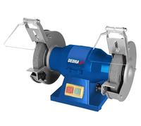 Touret à Meuler - Puissance 150W - Meules 125mm - Idéal pour Affûtage de Couteaux, Ciseaux et Burins - Stable, Robuste avec Carter Métallique et Protections Étincelles