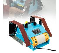 Touret de meulage à eau - Double meuleuse - Avec ponceuse à bande - Ponceuse électrique à courroie - Design à double tête - 950 W - 800-6000 tr/min