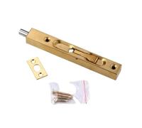 Tournant réversible à boulon affleurant for porte double en métal | Multicolore, 2 pièces, contre-portes de patio doubles coulissantes : pièce tournante réversible à montage en surface(Gold)
