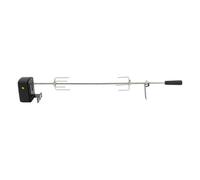 Tournebroche Électrique Barbecue, Grille Tournante 360° Inox 7kg | acier inox 304, rotation 360°, moteur 0,2w, 7kg, broche 8mm, 2 fourches, hauteur réglable, barbecue gaz charbon