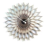 Tournesol Horloge Horloge Bouleau/ Noir
