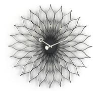 Tournesol Horloge Noir/ Laiton