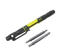 Tournevis 4 en 1 en acier avec 4 embouts de tournevis pour téléphone portable, tablette, lunettes, réparation de montre, outil à main, tournevis, outil multifonction