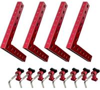 Tournevis à bois coudé à 90 degrés avec angle à droite - Lot de 4 tournevis à bois coudés en alliage d'aluminium de 14 cm, adaptés aux lampes photo, armoires, caisses et boîtes (lot de 4 de 14 cm)