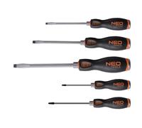 Neo Tools Jeu de 5 tournevis 04-240 S2 à percussion Phillips et plats