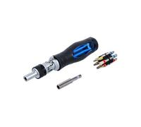 tournevis a cliquet articule 1 porte embout et jeu de 12 embouts -