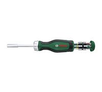 Bosch Tournevis à cliquet 12 embouts – couple élevé, porte-embout magnétique – Amazon Edition Vert