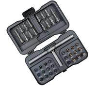 Tournevis à cliquet avec coffret,Outil compact pour espaces restreints,Tournevis pour bricolage à - pour les propriétaires, bricoleurs, modélistes, assemblage de meubles et projets