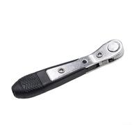 Tournevis à cliquet ouble tête 36 dents avec coude inversé vers l'avant, pour réparation d'appareils ménagers, motos, voitures dans des espaces étroits