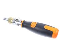 Tournevis à Cliquet Multifonction pour Réparations et Bricolage | Acier Allié Chrome Vanadium, Poignée Rembourrée, Porte-embouts, Changement Rapide, Profils Ph0 Ph1 Ph2