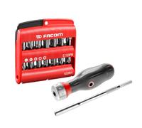 Tournevis à cliquet PROTWIST 3 en 1 1/4 + 28 embouts - FACOM ATCL.2A2PB