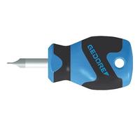 Tournevis à fente Gedore forme courte 6,5 x 81 mm