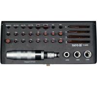 Tournevis à impact - Yato - YT-28000 - 32 pièces - Couleur noire - Jeu de tournevis
