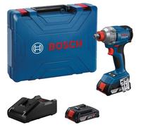 Tournevis à percussion sans fil - BOSCH PROFESSIONAL - GDX 18V-285 - 285 Nm - 2-en-1 visse/boulonne - Pack 2x GBA 18V 2.0Ah
