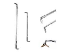 Tournevis coudé 90° jeu 2 pièces tournevis d’angle offset double tête PH1 PH2 SL6 court compact magnétique acier S2 pour espaces restreints réparation meuble voiture atelier